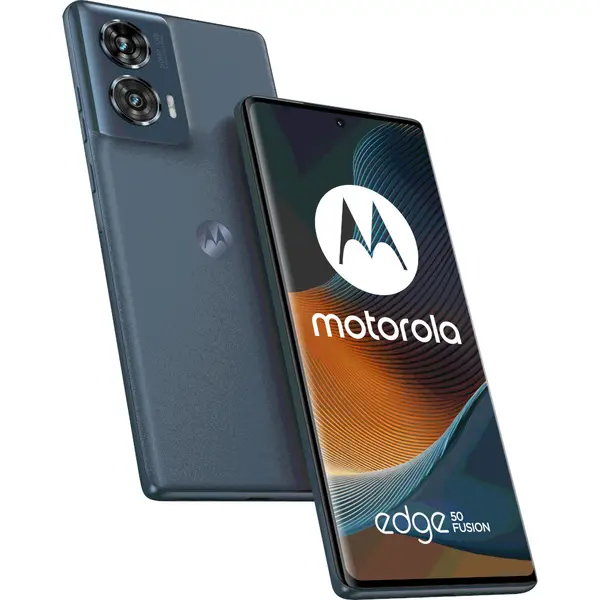 Telefon mobil Motorola Edge 50 Fusion 5G, 256GB, 8GB RAM, Dual SIM, Forest Blue