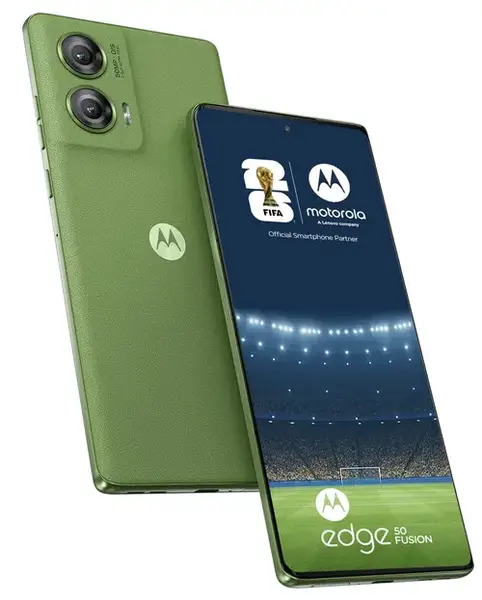 Telefon Mobil Motorola Edge 50 Fusion, Procesor Qualcomm SM7435-AB Snapdragon 7s Gen 2, P-OLED 6.7inch, 8GB RAM, 256GB Flash, Camera Duala 50 + 13 MP, Wi-Fi, 5G, Dual Sim, Android (Verde)