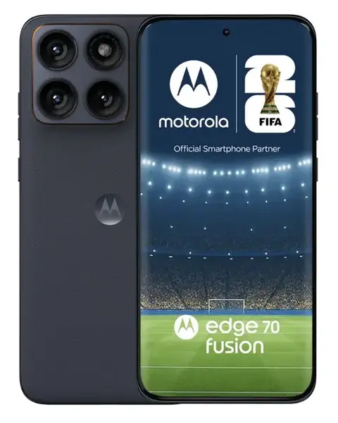 Telefon Mobil Motorola Edge 70 Fusion, Procesor Qualcomm SM7635 Snapdragon 7s Gen 3, Ecran AMOLED 6.78inch, 12GB RAM, 256GB Flash, Camera Duala 50 + 13 MP, Wi-Fi, 5G, Dual Sim, Android (Negru)