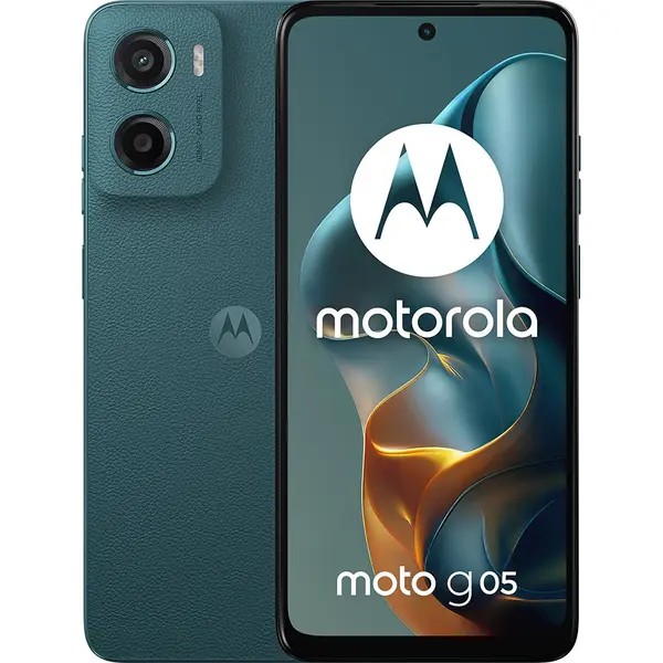 Telefon mobil Motorola Moto g05 LTE, 128GB, 4GB RAM, Dual SIM, Forest Green