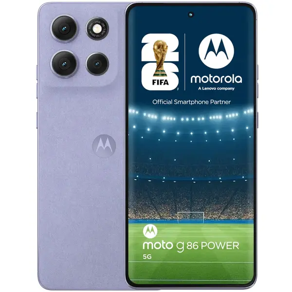 Telefon mobil Motorola Moto G86 Power 5G, 256GB, 12GB RAM, Dual SIM, Pantone Cosmic Sky