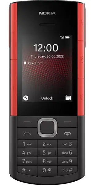 Telefon mobil Nokia 5710 XpressAudio, Dual SIM, 4G (Negru/Rosu)