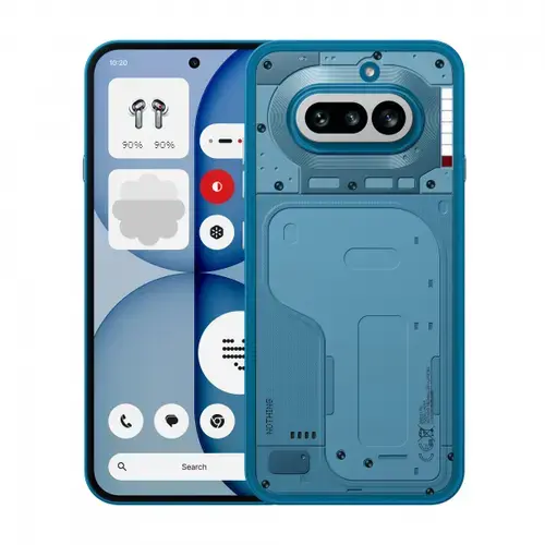Telefon Mobil Nothing Phone 4a, Procesor Qualcomm SM7635-AC Snapdragon 7s Gen 4, AMOLED Capacitive Touchscreen 6.78inch, 12GB RAM, 256GB Flash, Camera Tripla 50+50+8MP, Wi-Fi, 5G, Dual Sim, Android (Albastru)