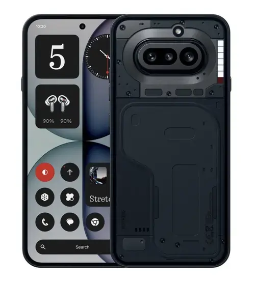 Telefon Mobil Nothing Phone 4a, Procesor Qualcomm SM7635-AC Snapdragon 7s Gen 4, AMOLED Capacitive Touchscreen 6.78inch, 12GB RAM, 256GB Flash, Camera Tripla 50+50+8MP, Wi-Fi, 5G, Dual Sim, Android (Negru)