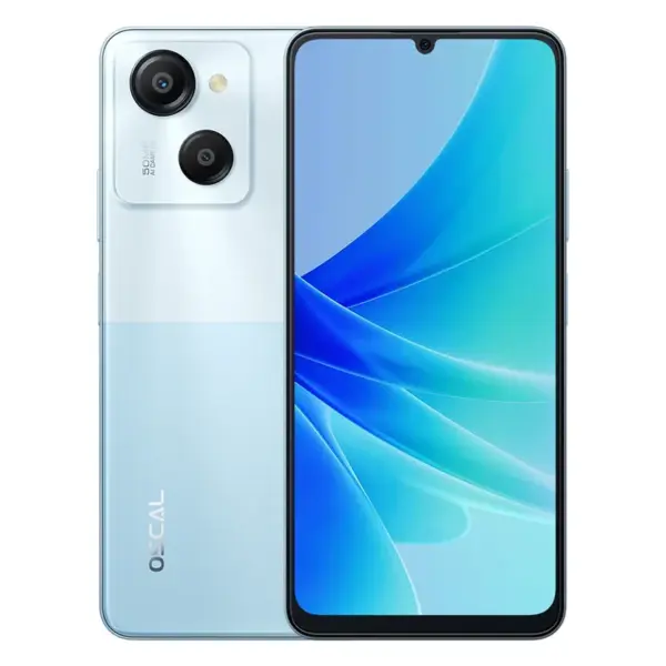 Telefon mobil Oscal MODERN 8 Albastru, 4G, 6.75 HD+, 16GB RAM (8GB + 8GB extensibili), 256GB ROM, 50MP, Android 13, Unisoc T616, 6000mAh, Dual SIM