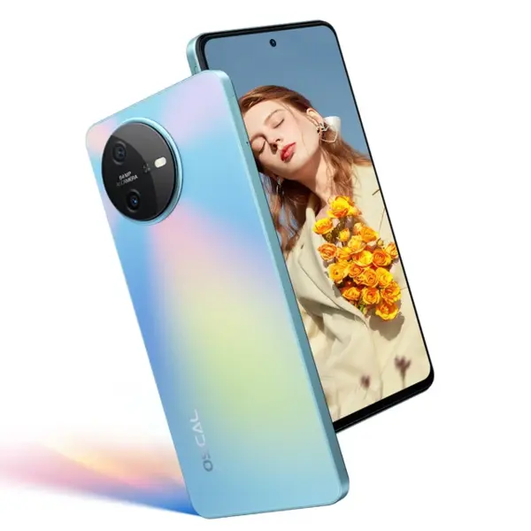 Telefon mobil Oscal TIGER 12 Blue, 4G, FHD+ 6.78 120Hz 2.4K, 24GB RAM (12GB + 12GB extensibil), 256GB ROM, 64MP, Android 13, Helio G99, 5000mAh, NFC, Dual SIM
