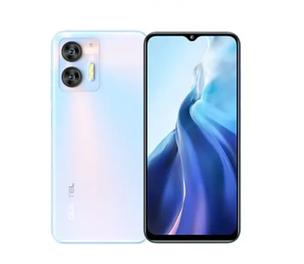 Telefon mobil Oukitel C35 Light Blue, 4G, IPS 6.56 HD+, 24GB RAM (12GB + 12GB extensibili), 256GB ROM, Android 13, T616 Octa cores, 5150mAh, OTG, Dual SIM