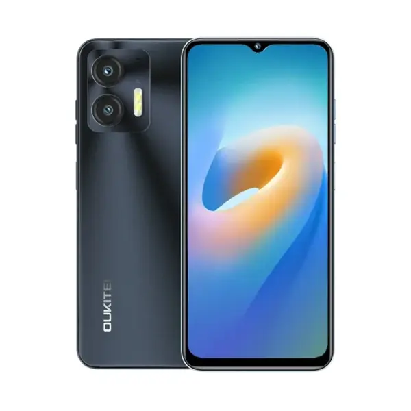 Telefon mobil OUKITEL C36 Black, 4G, 6.5 HD+, 8GB RAM (4GB+ 4GB extensibili), 128GB ROM, Android 13, Camera foto 13MP+5MP, T606 Octa Core, 5150mAh, GPS, OTG, OTA, Dual SIM