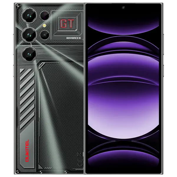 Telefon Mobil Oukitel C61 GT, Negru, 4G, 6.88 HD+ In-Cell IPS, 16GB RAM (4GB+12GB Extensibili), 128GB ROM, 13MP, Android 15, Unisoc Tiger T606, NFC, OTG, 5150mAh, 10W, Dual SIM