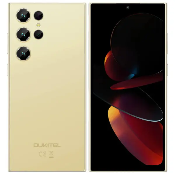 Telefon Mobil Oukitel C61 Pro, Auriu, 4G, 6.88 HD+ In-Cell IPS, 24GB RAM (8GB+16GB Extensibili), 256GB ROM, 13MP, Android 15, Unisoc Tiger T606, OTG, 5150mAh, 10W, Dual SIM