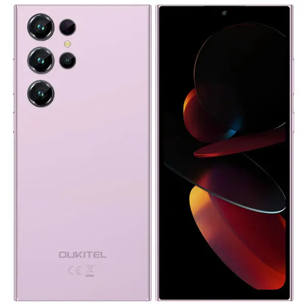 Telefon Mobil Oukitel C61 Pro, Roz, 4G, 6.88 HD+ In-Cell IPS, 24GB RAM (8GB+16GB Extensibili), 256GB ROM, 13MP, Android 15, Unisoc Tiger T606, OTG, 5150mAh, 10W, Dual SIM