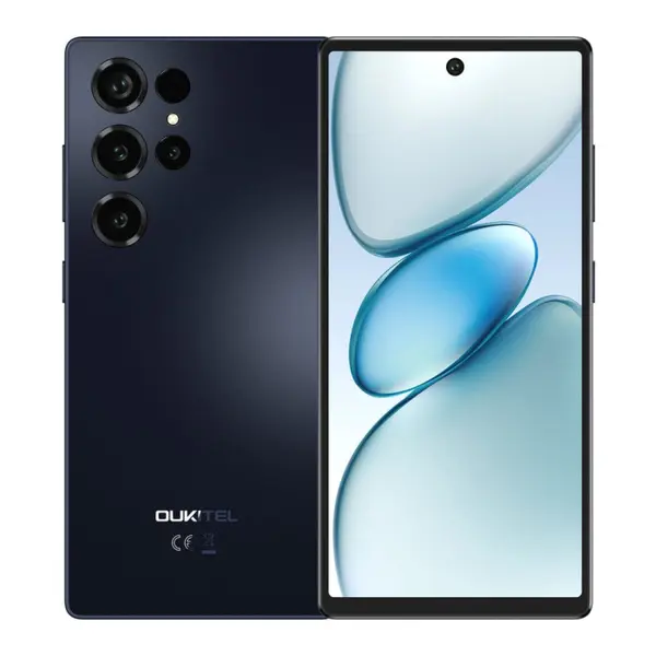 Telefon Mobil Oukitel C66, Negru, 4G LTE, Ecran 6.73 HD+ 120Hz, 16GB RAM (4GB + 12GB extensibili), 128GB ROM, Camera 64MP, Baterie 5000mAh, Android 16, Dual SIM