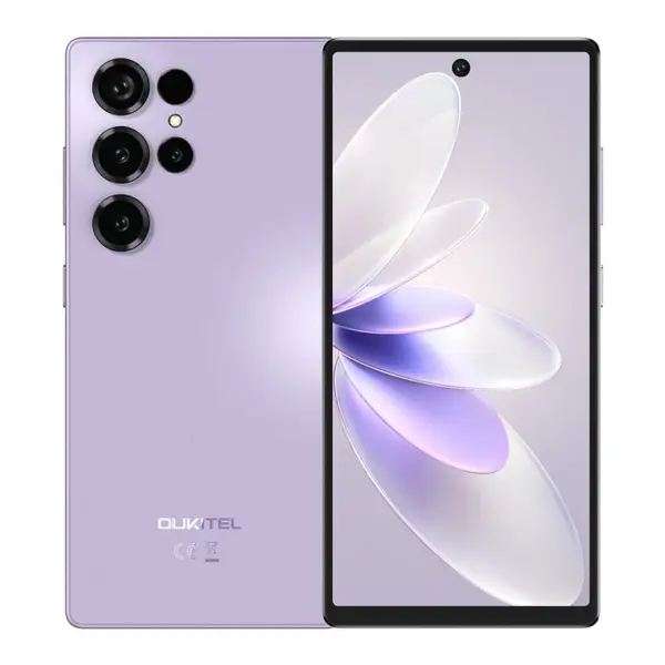 Telefon Mobil Oukitel C66, Violet, 4G LTE, Ecran 6.73 HD+ 120Hz, 24GB RAM (8GB + 16GB extensibili), 512GB ROM, Camera 64MP, Baterie 5000mAh, Android 16, Dual SIM