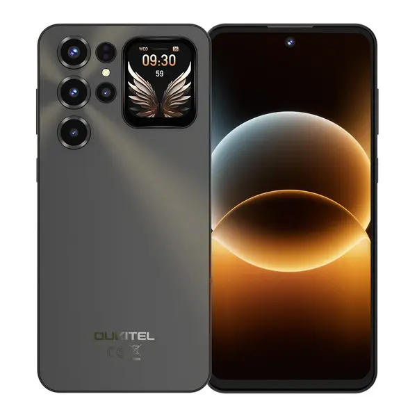 Telefon Mobil Oukitel C68 Plus, Negru, 4G, 7.2 120Hz, 24GB RAM (8GB + 16GB Extensibili), 512GB ROM, 1.81 Ecran Spate, 64MP, Android 15, Unisoc T615, OTG, 6000mAh, Dual SIM