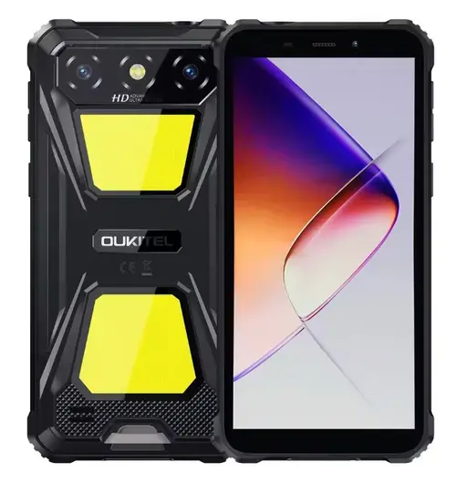 Telefon Mobil Oukitel G5, Procesor Unisoc T310 Octa-Core, LCD 6inch, 4GB RAM, 128GB Flash, Camera 13 MP, Wi-Fi, 4G, Dual SIM, Android (Negru)