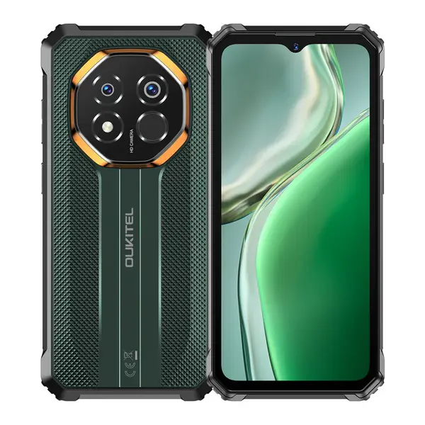 Telefon Mobil OUKITEL G7 Rugged, Verde, 4G LTE, Ecran 6.52 90Hz, 16GB RAM (4GB + 12GB extensibili), 128GB, Camera 64MP, Android 16, 10600mAh, Dual SIM
