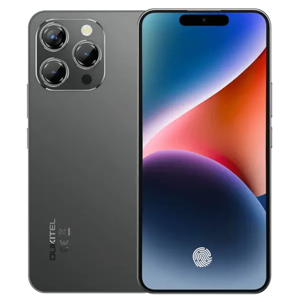 Telefon Mobil Oukitel P1, Negru, 4G, 6.7 AMOLED, Android 14, 24GB RAM (8GB + 16GB RAM extensibil), 256GB ROM, 50MP spate + 32MP fata, 5150mAh, Dual SIM