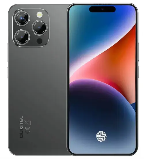 Telefon Mobil Oukitel P1, Procesor Mediatek Helio G99, Ecran AMOLED 6.7inch, 8GB RAM, 256GB Flash, Camera Tripla 50 + 2 + 0.3 MP, Wi-Fi, 4G, Dual Sim, Android (Negru)