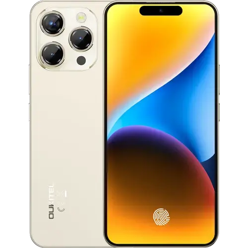 Telefon Mobil Oukitel P1, Procesor Mediatek Helio G99, Ecran AMOLED 6.7inch, 8GB RAM, 256GB Flash, Camera Tripla 50 + 2 + 0.3 MP, Wi-Fi, 4G, Dual Sim, Android (Auriu)