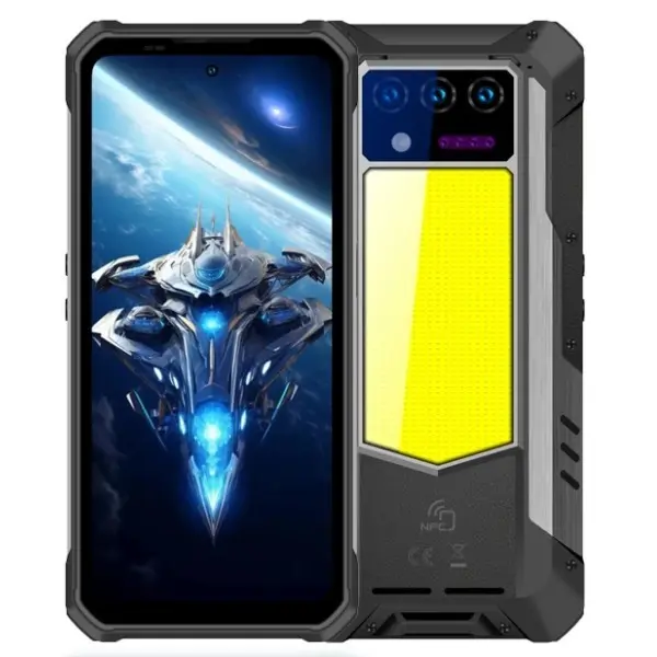 Telefon Mobil Oukitel WP100 Titan, 5G, Proiector video, 6.8 FHD+, Android 14, 44GB RAM (12GB+32GB extensibili), 512GB ROM, Camera Night Vision, MediaTek Dimensity 7300, 33000mAh, 66W, Dual SIM