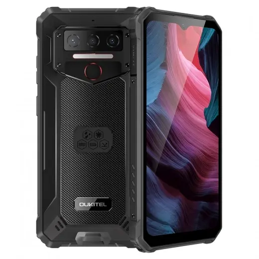 Telefon mobil Oukitel WP23 Plus, Negru, 4G, 6.52 , 24GB RAM (8GB + 16GB extensibili), 256GB ROM, Android 14, T606, 10600mAh, 18W, Dual SIM