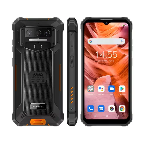 Telefon mobil Oukitel WP23 Plus, Portocaliu, 4G, 6.52 , 24GB RAM (8GB + 16GB extensibili), 256GB ROM, Android 14, T606, 10600mAh, 18W, Dual SIM