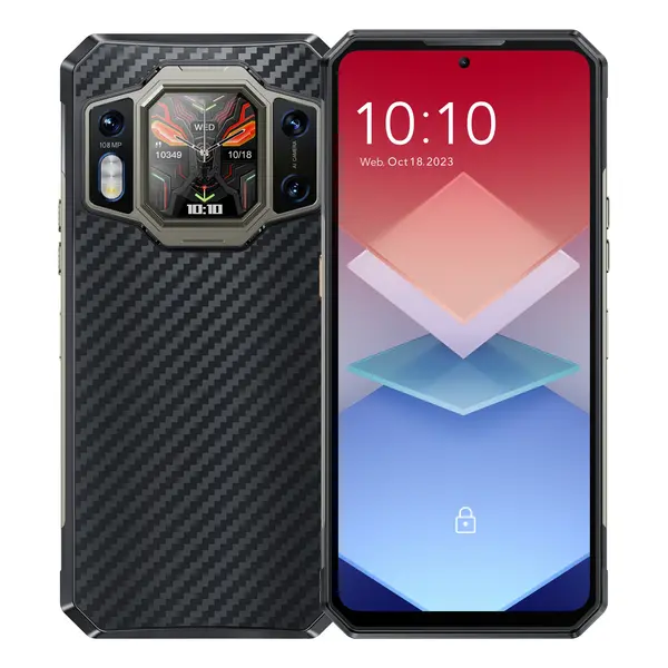 Telefon mobil Oukitel WP30 Pro 5G, 6.78 2.4K, 120hz, 108 Mpx, 24GB RAM (12GB + 12GB extensibili), 512GB ROM, e-SIM, Android 14, MTK Dimensity 8050, NFC, 11000mAh, 120w, Dual SIM