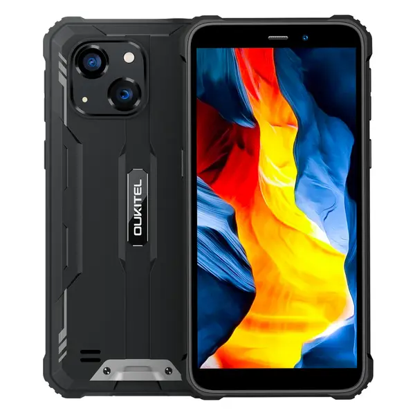 Telefon mobil Oukitel WP32 Negru, 4G, 5.93 HD+, 16GB RAM (4GB + 12GB extensibili), 128GB ROM, 20MP+ 5MP, Android 14, Unisoc UMS9230, NFC, 6300mAh, Dual SIM