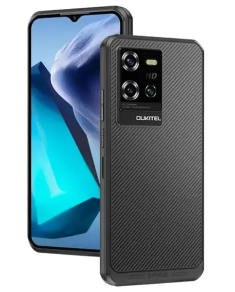 Telefon Mobil Oukitel WP50, Procesor Mediatek Dimensity 6100+ Octa-Core, IPS LCD Capacitive touchscreen 6.6inch, 4GB RAM, 256GB Flash, Camera Tripla 48 + 2 + 0.3 MP, 5G, Wi-Fi, Dual SIM, Android (Negru)