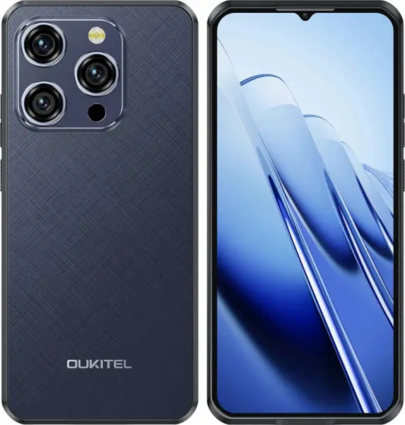 Telefon mobil Oukitel WP52, Albastru, 5G, 6.6 , 16GB RAM (4GB + 12GB extensibili), 256GB ROM, Android 14, MediaTek Dimensity 6100+, 48MP, 6500mAh, Dual SIM