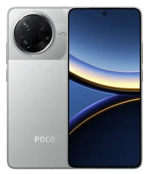 Telefon Mobil Poco F7 Pro, Procesor Qualcomm SM8650-AB Snapdragon 8 Gen 3, Octa-Core, AMOLED Capacitive touchscreen 6.67inch, 12GB RAM, 256GB Flash, Camera Duala 50 + 8 MP, 5G, Wi-Fi, Dual SIM, Android (Argintiu)