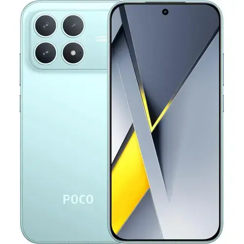 Telefon Mobil Poco F8 Pro, Procesor Qualcomm SM8750-AB Snapdragon 8 Elite, Octa-Core, AMOLED Capacitive touchscreen 6.59inch, 12GB RAM, 256GB Flash, Camera Tripla 50 + 50 + 8 MP, 5G, Wi-Fi, Dual SIM, Android (Albastru)