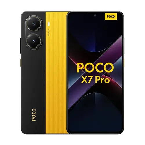 Telefon Mobil Poco X7 Pro, Procesor Octa-Core Mediatek Dimensity 8400 Ultra, AMOLED touchscreen 6.67inch, 12GB RAM, 256GB Flash, Camera Duala 50+8MP, Wi-Fi, 5G, Dual Sim, Android (Galben)