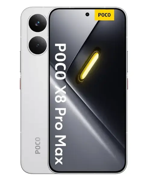 Telefon Mobil Poco X8 Pro Max, Procesor Octa-Core Mediatek Dimensity 9500s, AMOLED touchscreen 6.83inch, 12GB RAM, 512GB Flash, Camera Duala 50+8MP, Wi-Fi, 5G, Dual Sim, Android (Alb)