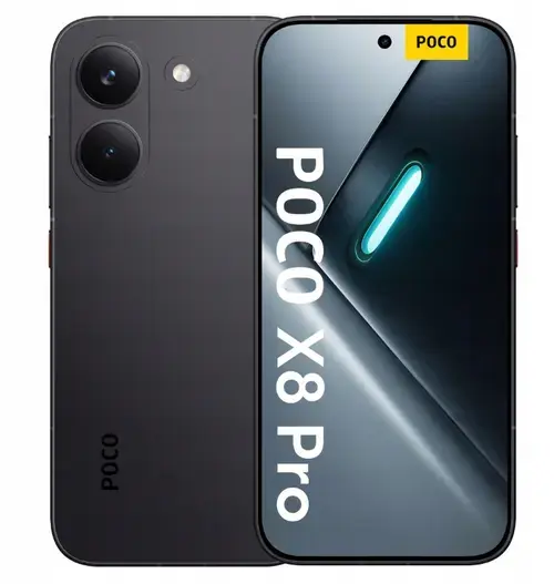 Telefon Mobil Poco X8 Pro, Procesor Octa-Core Mediatek Dimensity 8500 Ultra, AMOLED touchscreen 6.59inch, 12GB RAM, 512GB Flash, Camera Duala 50+8MP, Wi-Fi, 5G, Dual Sim, Android (Negru)