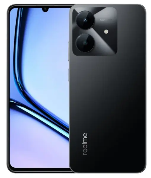 Telefon mobil Realme Note 60X, 64GB, 3GB, 4G, Dual Sim,Marble Black