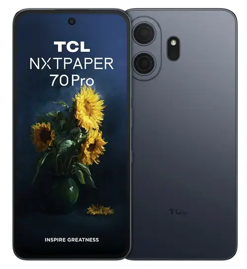 Telefon Mobil TCL NxtPaper 70 Pro, Procesor Mediatek Dimensity 7300 Octa-Core, IPS LCD Capacitive Touchscreen 6.9inch, 8GB RAM, 512GB Flash, Camera Duala 50 + 8 MP, Wi-Fi, 5G, Dual Sim, Android (Albastru)