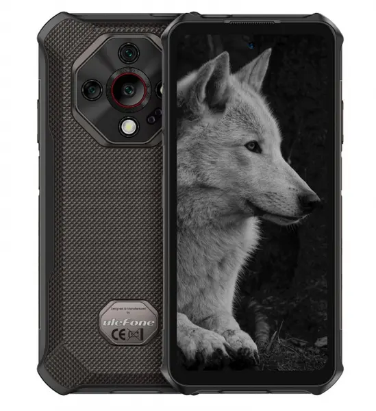 Telefon mobil Ulefone Armor X16 Pro, Negru, 5G, 6.56 LCD IPS 120Hz, 16GB (8GB RAM + 8GB extensibil), 256GB ROM, Night Vision, 64MP, Android 15, Dimensity 6300, NFC, 10360mAh, 33W, Dual SIM