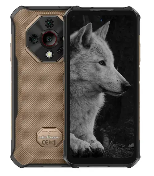 Telefon Mobil Ulefone Armor X16 Pro, Procesor MediaTek Dimensity 6300 Octa-Core, Ecran LCD IPS Touchscreen 6.56inch, 8GB RAM, 256GB Flash, Camera Tripla 64+25+2MP, Wi-Fi, 5G, Dual Sim, Android (Crem)