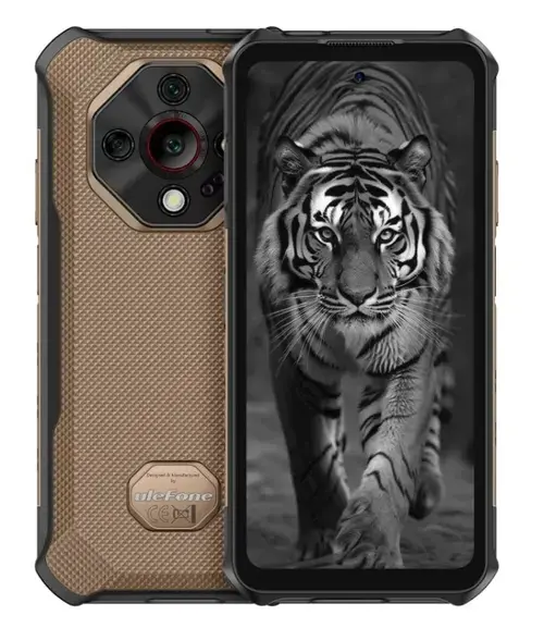 Telefon Mobil Ulefone Armor X16, Procesor MediaTek Helio G91 Octa-Core, Ecran LCD IPS Touchscreen 5.65inch, 6GB RAM, 128GB Flash, Camera Tripla 48+20+2MP, Wi-Fi, 4G, Dual Sim, Android (Crem)