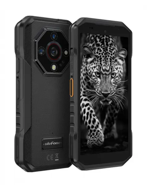 Telefon mobil Ulefone Armor X32, Negru, 4G, 5.65 LCD, 12GB RAM (6GB + 6GB extensibili), 128GB ROM, Night Vision, 48MP+16MP, Android 14, Helio G91, WiFi, NFC, 5500mAh, 18W, Dual SIM