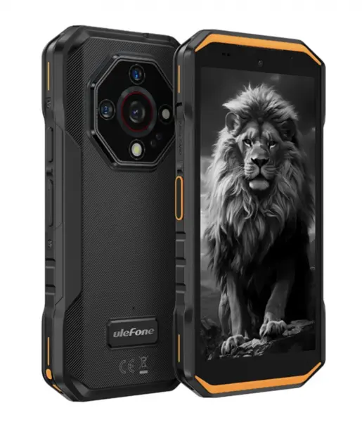 Telefon mobil Ulefone Armor X32 Pro, Portocaliu, 5G, 5.65 LCD, 16GB RAM (8GB+8GB extensibili), 256GB ROM, Night Vision, 64MP+16MP, Android 14, Dimensity 6300, WiFi 6, NFC, 5500mAh, 18W, Dual SIM