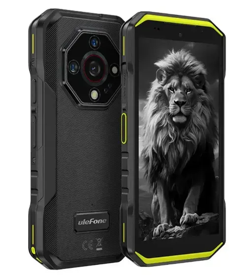 Telefon Mobil Ulefone Armor X32 Pro, Procesor MediaTek Dimensity 6300 Octa-Core, Ecran LCD Touchscreen 5.65inch, 8GB RAM, 256GB Flash, Camera Tripla 64+25+2MP, Wi-Fi, 5G, Dual Sim, Android (Negru/Verde)
