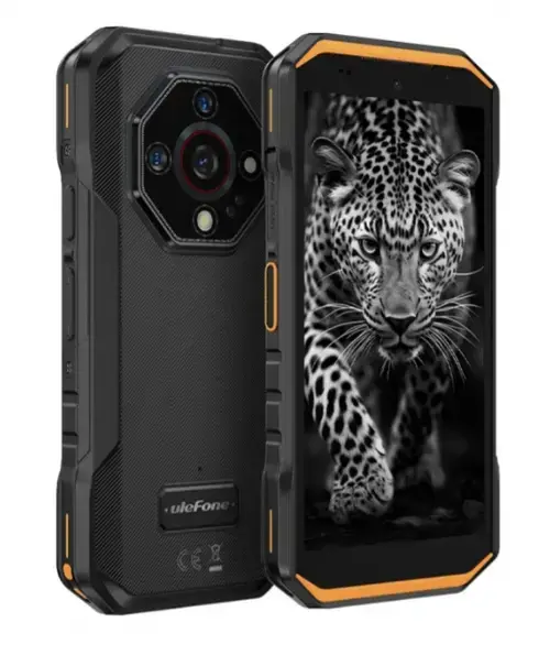 Telefon Mobil Ulefone Armor X32, Procesor MediaTek Helio G91 Octa-Core, Ecran LCD IPS Touchscreen 5.65inch, 6GB RAM, 128GB Flash, Camera Tripla 48+20+2MP, Wi-Fi, 5G, Dual Sim, Android (Negru/Portocaliu)