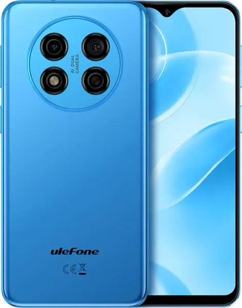 Telefon Mobil Ulefone Note 15, Albastru, 3G, Ecran 6.22 HD+, 2GB RAM, 32GB ROM, Camera 8MP, Baterie 4000mAh, Android 12 Go, Face Unlock, Dual SIM