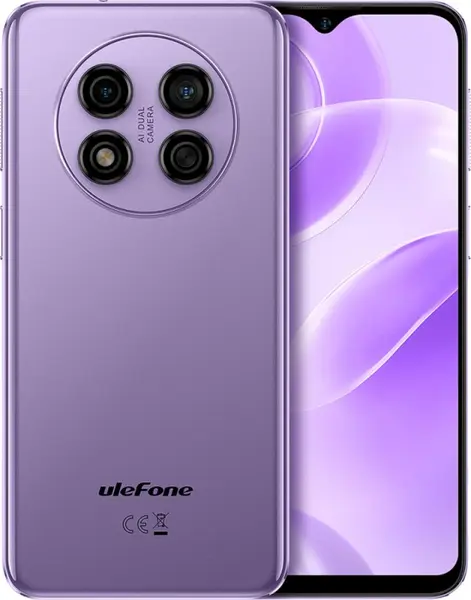 Telefon Mobil Ulefone Note 15, Violet, 3G, Ecran 6.22 HD+, 2GB RAM, 32GB ROM, Camera 8MP, Baterie 4000mAh, Android 12 Go, Face Unlock, Dual SIM