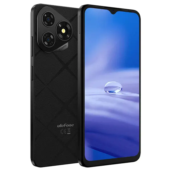 Telefon Mobil Ulefone Note 19, Negru Stellar, 4G, 6.56 HD+, Android 14 Go, 6GB RAM (3GB + 3GB extensibil), 32GB ROM, 8MP spate + 5MP fata, 5000mAh, Dual Nano SIM
