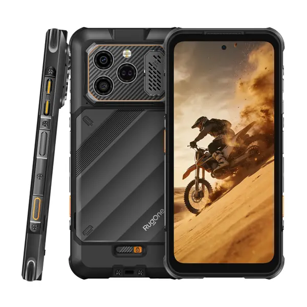 Telefon Mobil Ulefone RugOne Xever 8, Negru, 4G, 6.50 FHD+ 120Hz, 16GB RAM (8GB + 8GB extensibili), 256GB, Camera 64MP + 20MP Night Vision, Helio G200, Android 16, NFC, 4800mAh, Dual SIM