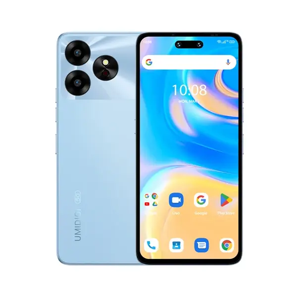 Telefon mobil UMIDIGI G6, Blue, 5G, 6.57 90Hz, 12GB RAM (6GB + 6GB extensibili), 128GB ROM, Android 13, 50MP Camera Dual, Dimensity 6100+, NFC, 5000mAh, Dual SIM