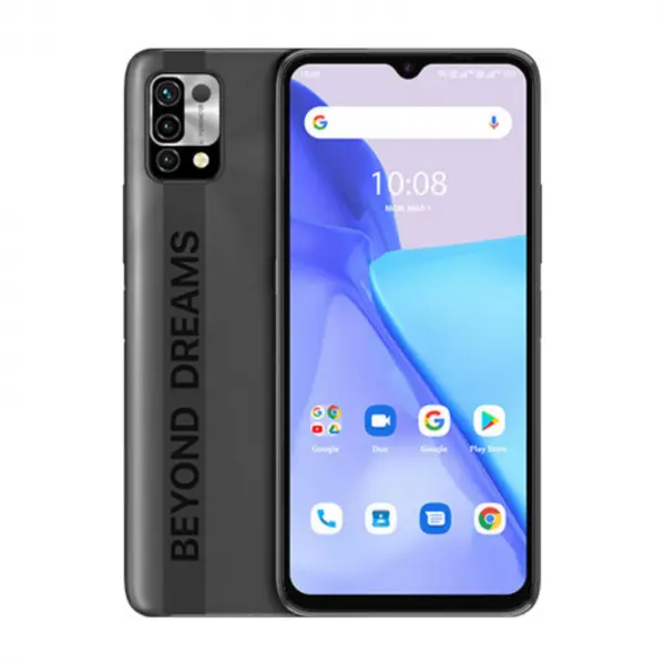 Telefon mobil UMIDIGI Power 5 Gri Carbon, 4G, 6.53 , 4GB RAM, 128GB ROM, Android 11, Helio G25 OctaCore, Termometru non-contact, 6150mAh, Dual SIM